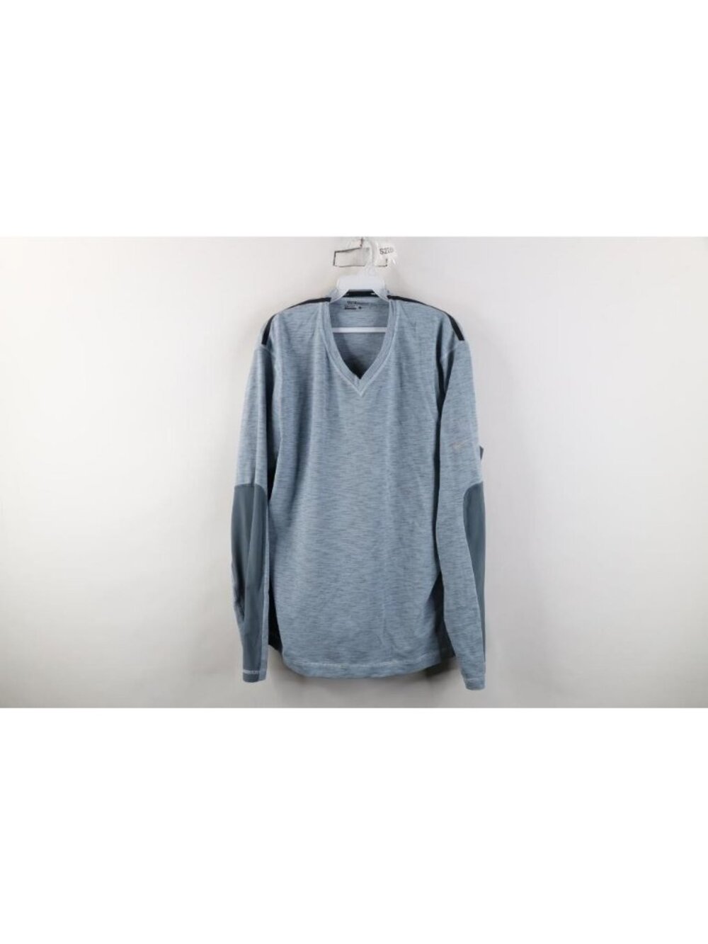 Nike Golf Mens Large Dri-Fit Tour Performance Knit Long Sleeve V-Neck Sweater